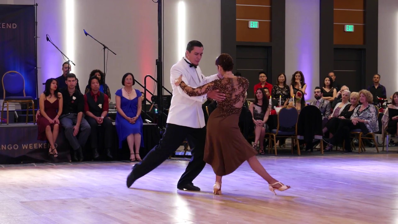 Miriam Larici & Leonardo Barrionuevo @ Nora's Tango Week 2017 July 3 Tango Demo 1/3