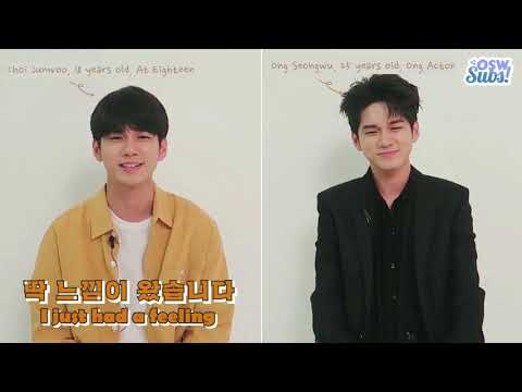 [ENG SUB] 190919 [Marie Claire] Reason Why Junwoo Turned Red? Actor Ong's Real Friends Are?