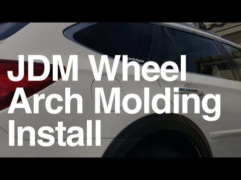 2018 Subaru Outback JDM Wheel Arch Molding Install