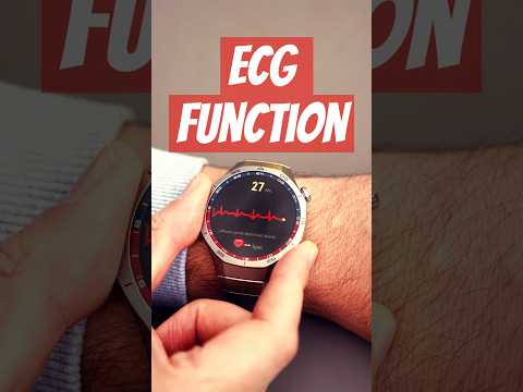 Huawei Watch GT 5 Pro - ECG Function #huaweiwatchgt #huaweiwatchgt5pro #shorts