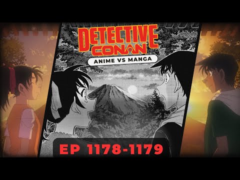 Detective Conan Episode 1178 & 1179 - Anime Vs Manga Comparison