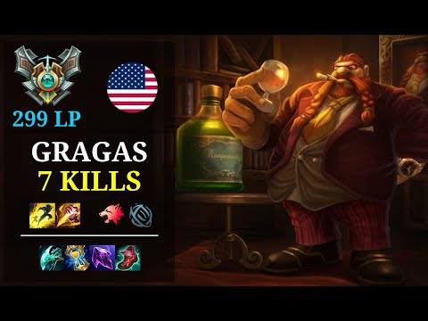 Gragas Jungle vs Ivern - 7 kills - Woshubeibei45768 NA Grandmaster (299 LP) Patch 11.3
