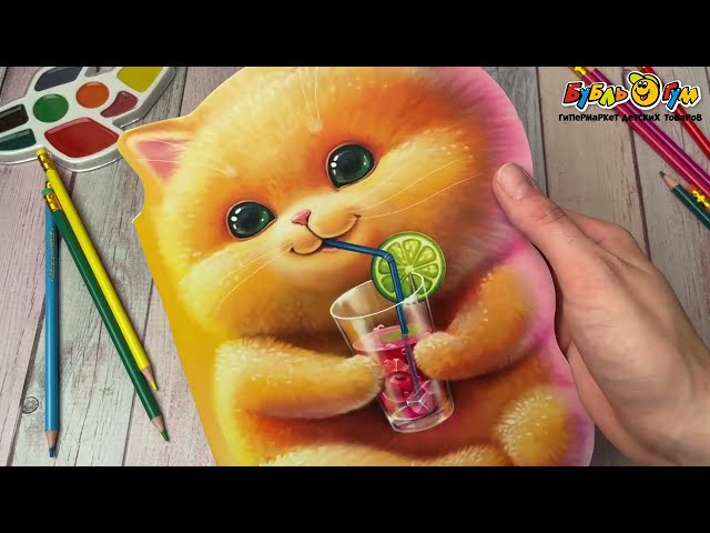 Блокнот Котёнок и лимонад - видео