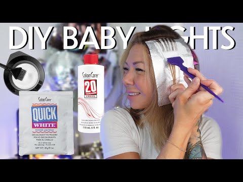how to do baby highlights on yourself
