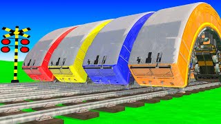 【踏切アニメ】あぶない電車 KERETA WADIDAW !! Tebak Gambar Kereta Api 🚦Fumikiri 3D Railroad Crossing Animation #1