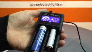 Xtar VC2 Plus Master - Ladegerät für Li-Ion und NIMH Akku