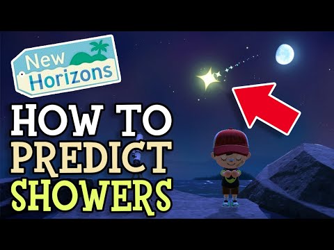 Animal Crossing New Horizons: PREDICT METEOR SHOWER TIMES (How To Know When Your Next Meteor Shower)