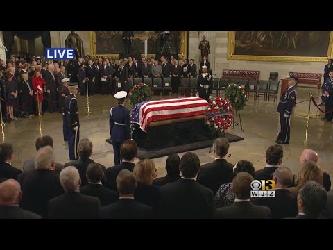 Former President George H.W. Bush To Lie In State At U.S. Capitol; Gov. Hogan To Pay Respects