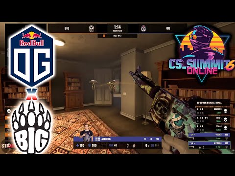 Valde ON FIRE!!! 🇪🇺 OG vs 🇩🇪 BIG INFERNO (Map 2) HIGHLIGHTS - cs summit 6 Lower bracket final