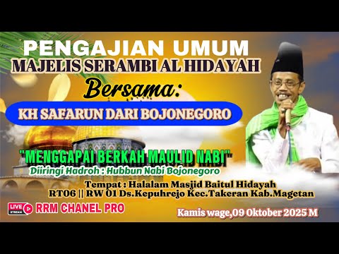 02.🆕️🔴🟢▶️ Live Perdana KH SAFARUN Di Ds.Kepuhrejo Kec.Takeran Magetan Kamis wage 09 Oktober 2025