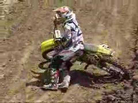 Jason Lawrence giving Dungey a love tap at High Pt National