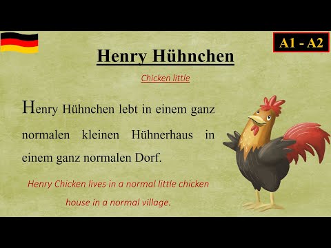 Learn German with stories | A1-A2 | Henry Hühnchen