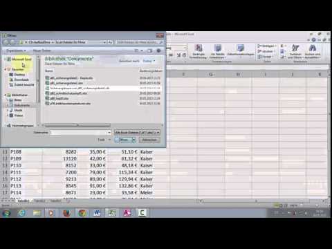 Excel 2010 Aufbau P81 Sicherungsdatei für Arbeitsmappe erstellen