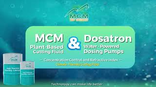 《MCM Plant-Based Cutting Fluid & Dosatron Dosing Pumps》Concentration Control and Refractive Index - 