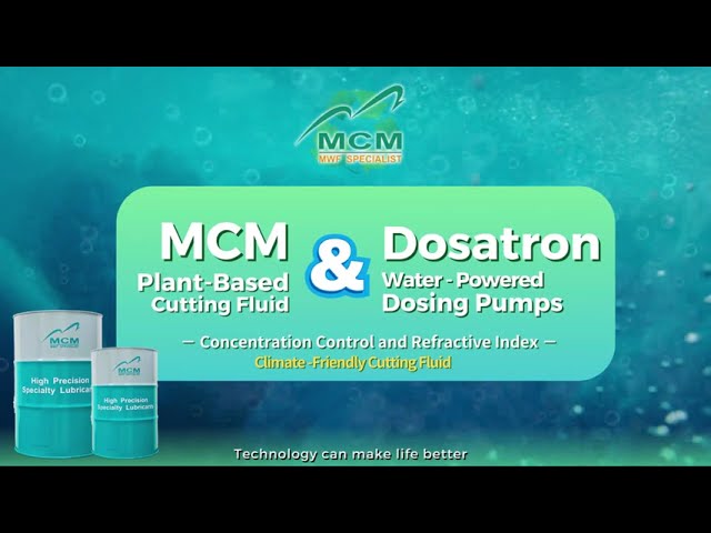 《MCM Plant-Based Cutting Fluid & Dosatron Dosing Pumps》Concentration Control and Refractive Index - 