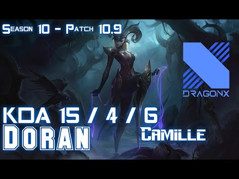 DRX Doran CAMILLE vs KALISTA Top - Patch 10.9 KR Ranked