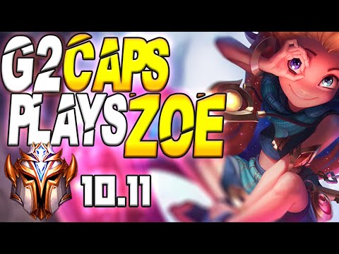 G2 Caps Plays Zoe vs Orianna Mid Lane - 10.11