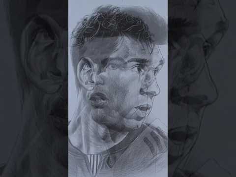 Amazing Messi and Ronaldo drawing Rivalry  #footballfans #lionelmessi #cristianoronaldo