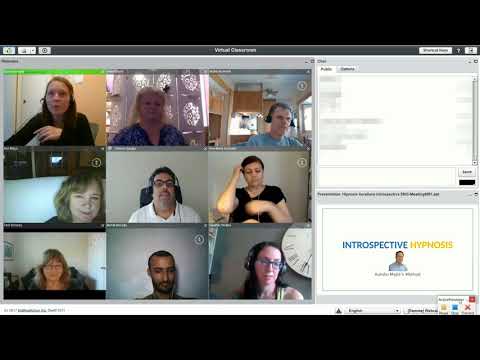 069 Antonio Sangio. Introspective Hypnosis Live Online Class Sept 2017