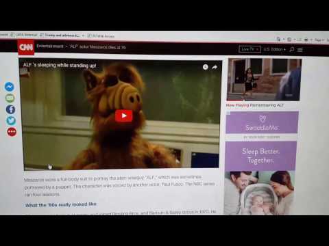 Fake News? Really CNN?!?: The Death of Alf