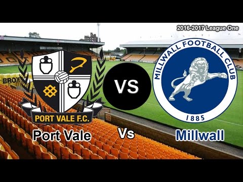 Port Vale Vs Millwall (Analysis 16-17)