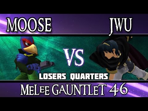 Melee Gauntlet 46 - Moose (Falco, Fox) vs JWu (Marth)