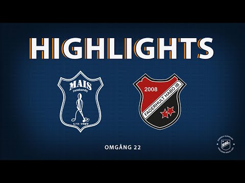 Highlights - Mullsjö AIS - Fagerhult Habo IB - Omgång 22