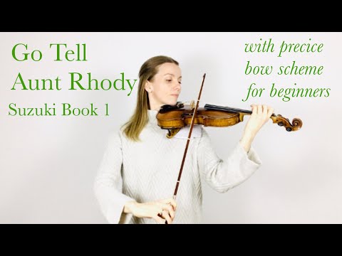 Go Tell Aunt Rhody, Suzuki Book 1 - in performance tempo!