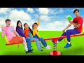 Ellie Andrea Seesaw Adventure At The Park Teamwork Wins