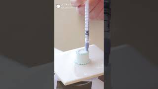 【粘土】ケーキを作ってみた🩵【ミニチュアフード】DIY Miniature polymer Clay Tutorial#shorts#ミニチュアスイーツ #cakedecorating
