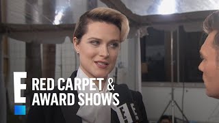 Evan Rachel Wood's Daring Outfit at 2017 Globes | E! Live from the Red Carpet