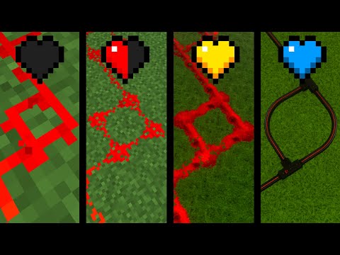 Shimmy - redstone with different hearts