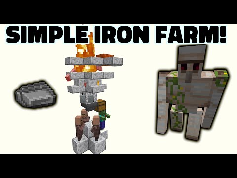 New Iron Golem Farms in DESCRIPTION Video