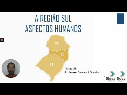 A Região Sul   Aspectos Humanos