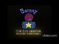 Opening And Closing To Barneys Ride A Horse 1999 Vhs