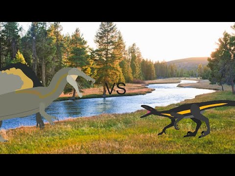Indoraptor VS Spinosaurus (Animation Cartoon Battle)