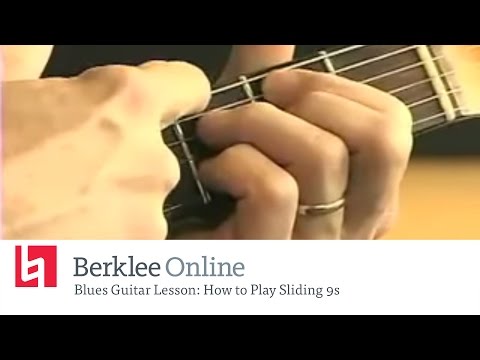 Blues Guitar Lesson - Sliding 9th Technique