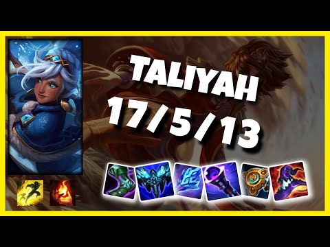 Taliyah 11.5 Gameplay Challenger Replay S11 Support (17/5/13) - OCE