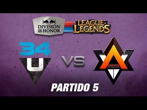 34United vs Aversion - División de Honor de League of Legends - Jornada 1
