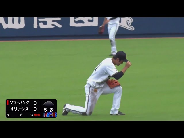 【ファーム】バファローズ・太田がセンターへの当たりをダイビングキャッチ!!2020/7/12 B-H(ファーム)