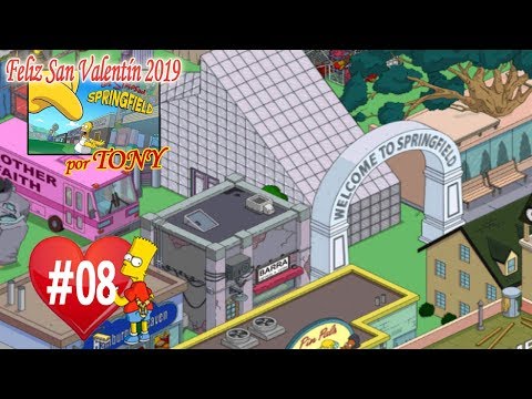 Los Simpson Springfield "SanValentin'19: Cap. 8 - Arco de Bienvenidos a Springfield" por Tony