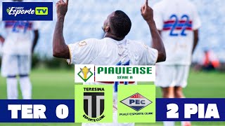 Teresina  x  Piauí . Campeonato piauiense 2026, 5° rodada.  Gols e melhores momentos.
