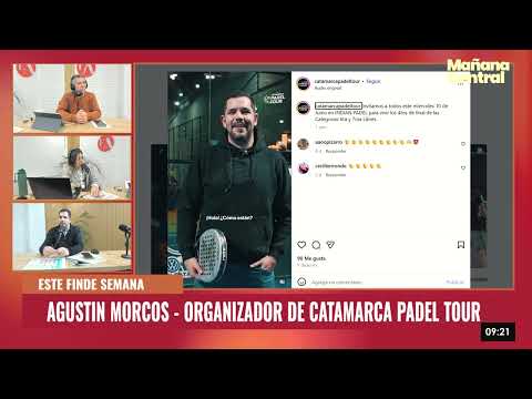 Invitación al programa "Mañana Central" por Radio Ancasti.