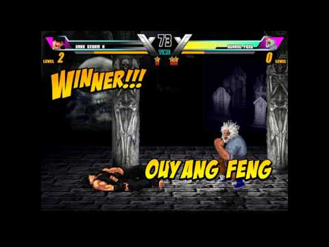 BTW MUGEN All-Stars #164 - Dark Storm K vs. Ouyang Feng (AI match)