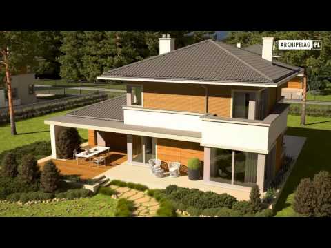 Projekty domów Rodrigo III G1 - Projekt domu piętrowego