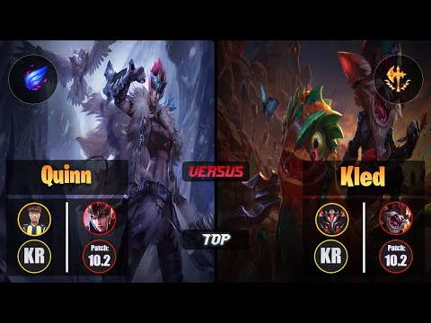 Untara QUINN (Top) [Phase Rush] VS KLED - Grandmaster KR Patch 10.2