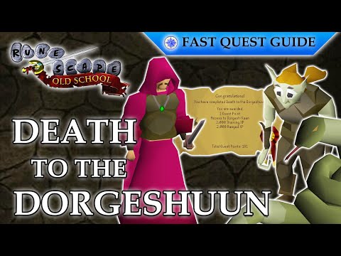 Death To The Dorgeshuun Quest | OSRS Quality Quick Guide [2025]