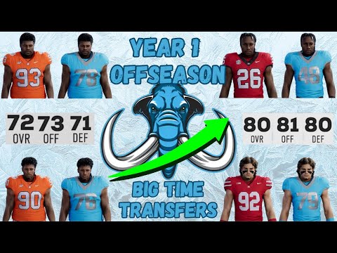 Full Year 1 Offseason | Landing Some BIG FISH | CFB25 Dynasty | Paleo Tech Ep 15