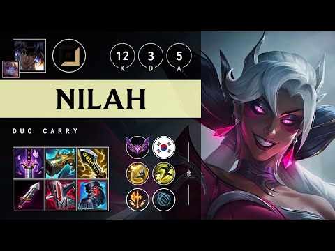 Nilah ADC vs Kai'Sa - KR Master Patch 25.21