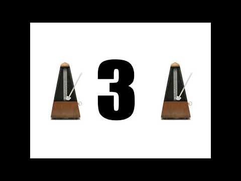 Metronome 75 bpm 4/4 with count